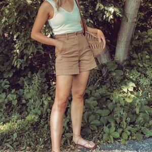 NWT EVERLANE The Way-High® Twill Short size 2